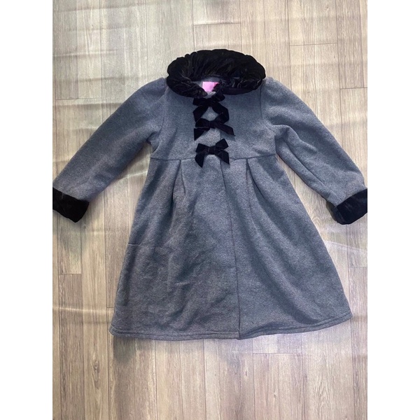 Combo Khoát nỉ xám dáng đầm A118