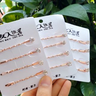 1 Chiếc Kẹp Ghim Tóc Đính Đá Pha Lê Lấp Lánh T012