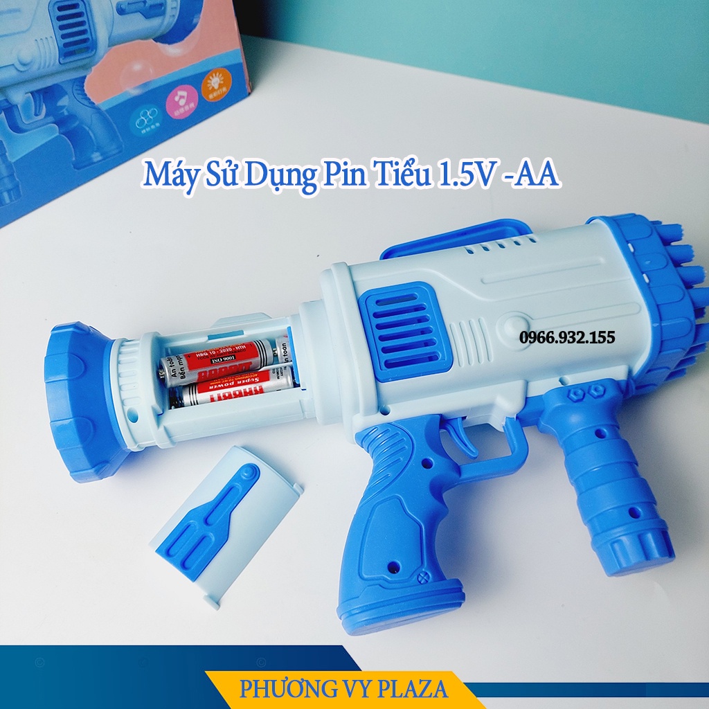 Súng Bắn Bong Bóng 32 Nòng Cho Trẻ Em