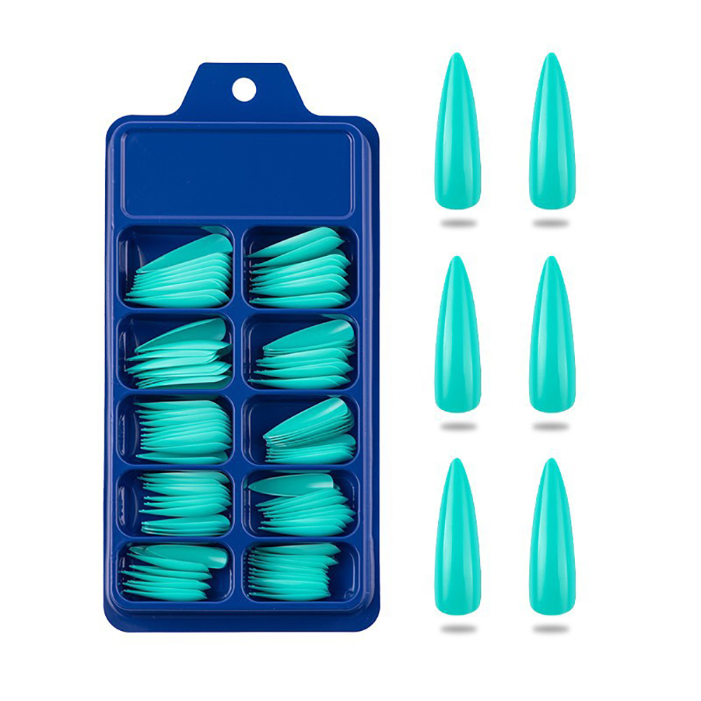 [Hàng mới về] Móng tay giả kiểu nhọn dài tùy chọn màu sắc