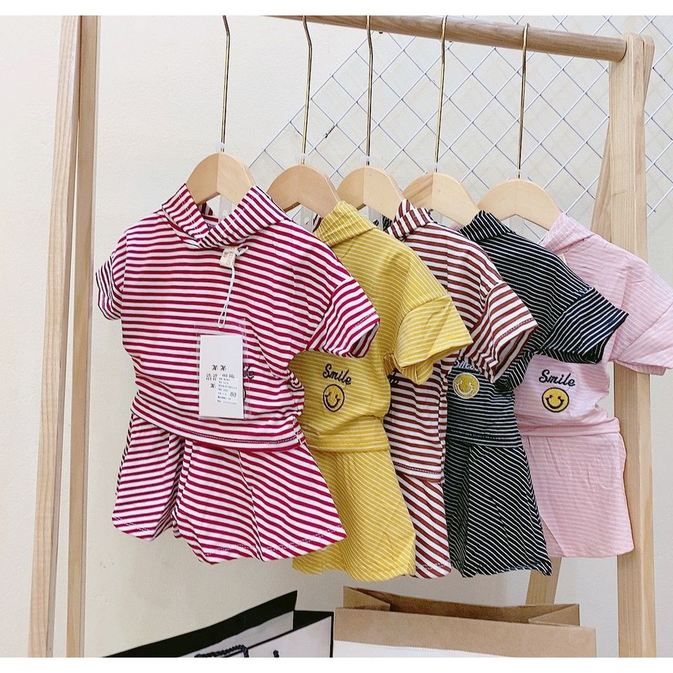 🆒Mẫu Cotton kẻ siêu dễ thương dành cho bé Gái, quần áo bé gái, váy bé gái