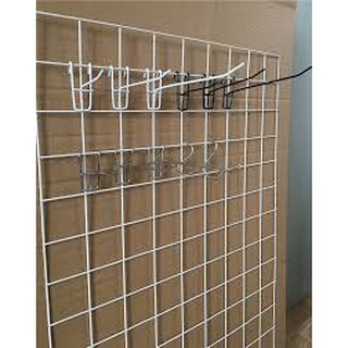 combo 3 lưới sắt treo phụ kiện cỡ 50x100 và 20 tay treo phụ kiện 10cm