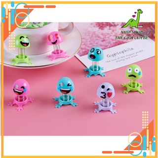 Đồ chơi Mặt cười lò xo emoji thú nhún nhảy Đồ chơi cho bé Trang trí xe hơi