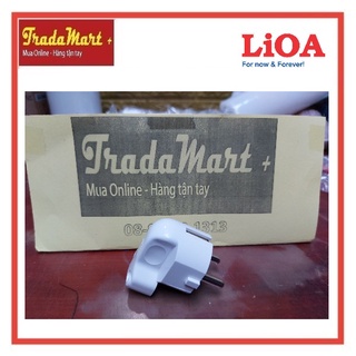 - phích cắm tiêu chuẩn châu âu có cực nối đất 15a 250v eu φ5 lioa