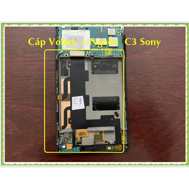 Cáp nguồn và volum C3 Sony