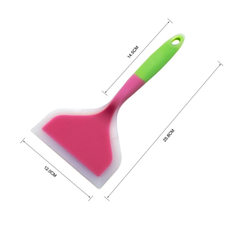 Xẻng chiên trứng bằng silicone chống dính cách nhiệt tiện dụng