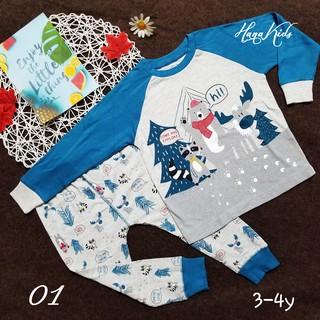 Quần áo trẻ em - Set bộ pyjamas Matalan uk cho bé trai 9m-5y
