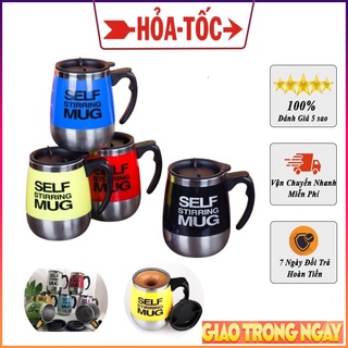 Cốc Tự Khuấy, Cốc Pha Đồ Uống Tự Động Giữ Nhiệt Đa Năng - Pha Cafe,Ngũ Cốc, Trà,.. - Giao mầu ngẫu nhiên