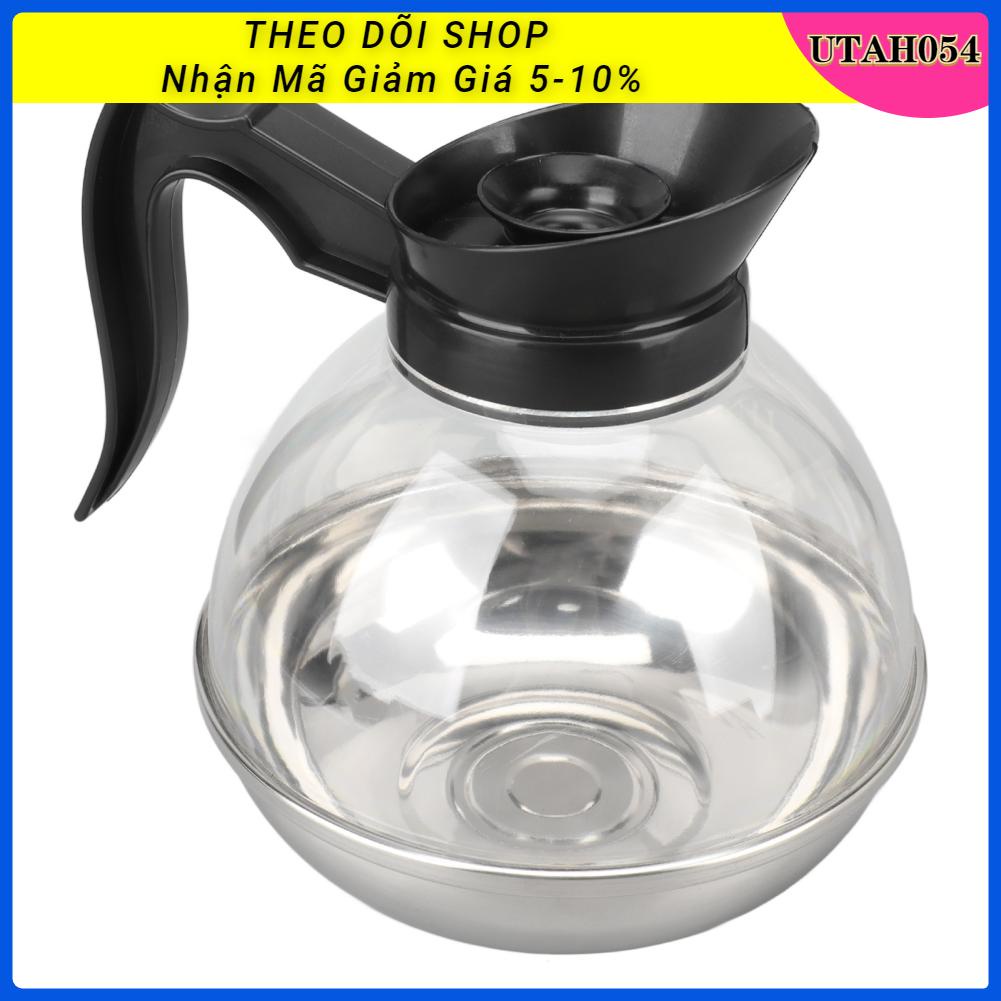 Utah054 Ấm pha cà phê Thép không gỉ 1700ml chịu nhiệt Bình trà gia đình cho bếp từ