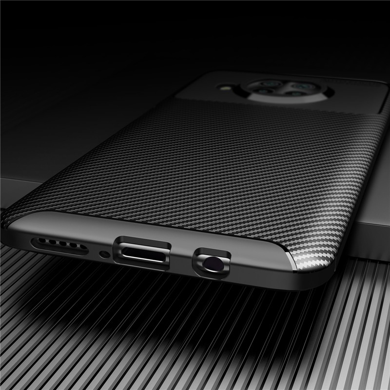 Ốp điện thoại TPU mặt lưới nhám tỏa nhiệt chống trầy cho Xiaomi Redmi Note 9 Pro 5G/Note 9 4G 5G