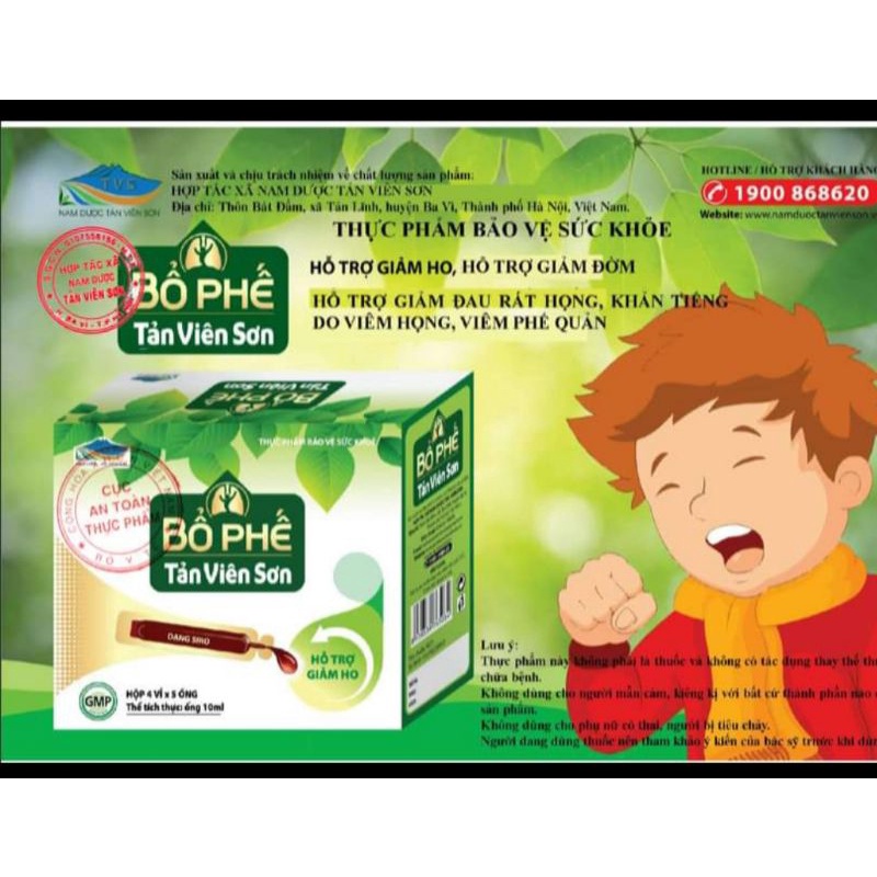 Bổ phế thảo dược tản viên sơn