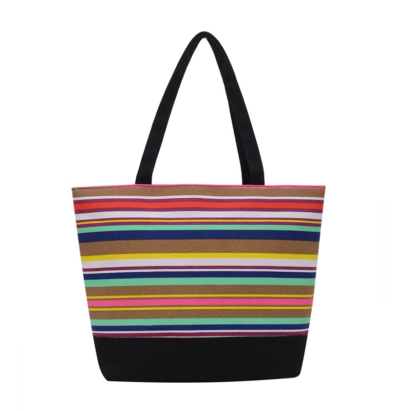 Túi Xách Vải Oxford Đơn Giản Màu Sắc Thời Trang Cho Nữ