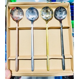 Sét 4 MUỖNG THÌA STARBUCKS cho bé