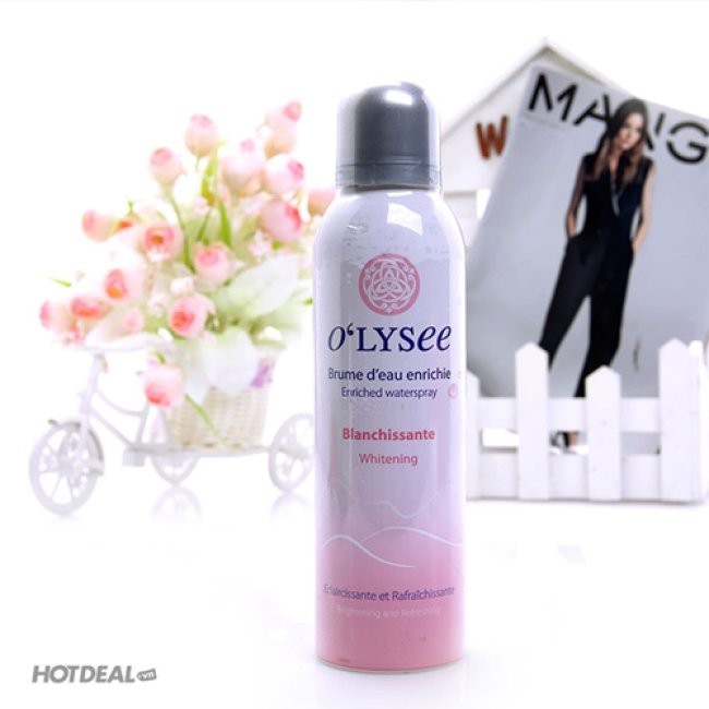 Xịt Khoáng Làm Trắng Da O'Lysee Whitening Waterspray 150ML