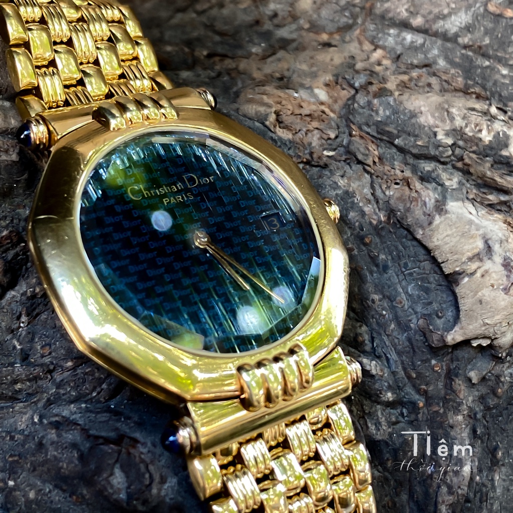 - CHRISTIAN DIOR - NỮ - Đồng hồ USED Thụy Sĩ >>> MỚI 98% SWISS MADE / BỌC VÀNG TOÀN THÂN