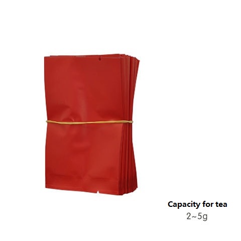 Set 200 túi lá nhôm hút chân không đựng trà/ cà phê 5gram