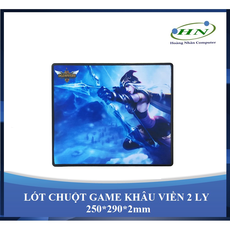 LÓT CHUỘT GAME KHÂU VIỀN 2 LY 250*290*2mm