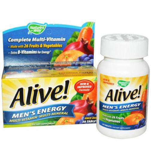 MultiVitamin Alive Men – Bổ sung đa Vitamin, khoáng chất