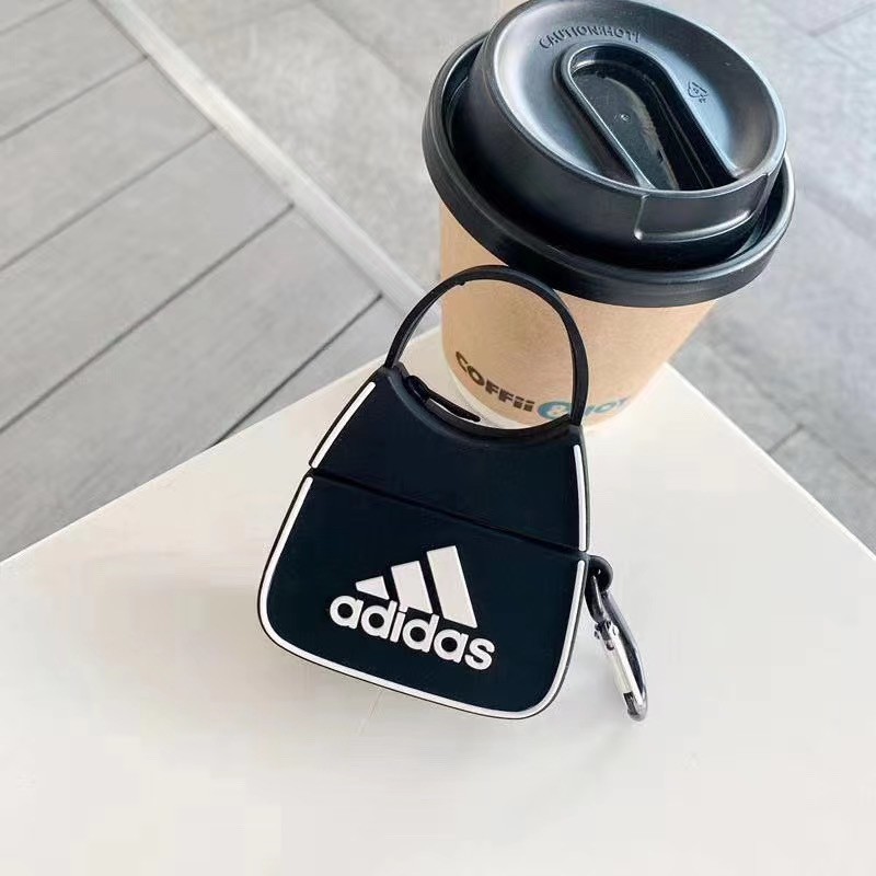 Vỏ Bảo Vệ Hộp Sạc Tai Nghe Airpods 1 / 2 / 3 Pro Hình Túi Xách Adidas Ốp