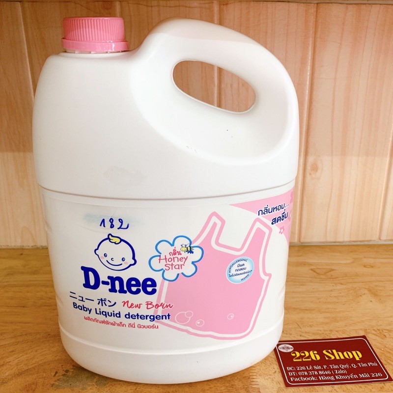 Nước giặt em bé Dnee 3 lít[chính hãng Thái Lan].Bao trả hàng nếu là hàng giả.Được chọn màu