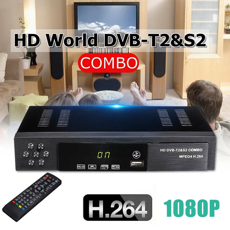Bộ Thu Tín Hiệu Dvb-T2 + S2 Combo Hd 1080p Hdtv