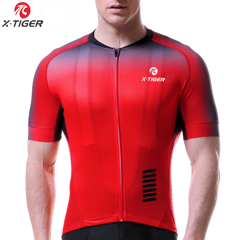 Áo thun jersey X-TIGER đi xe đạp địa hình thời trang cho nam