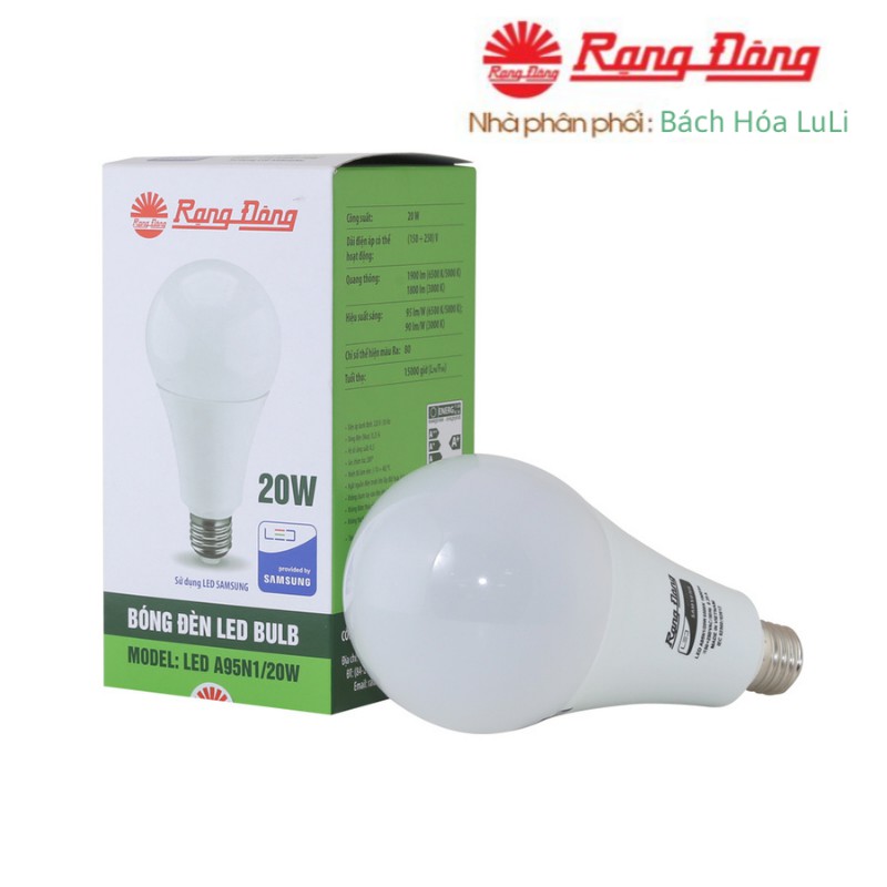 [Chính Hãng]Bóng Đèn Led Rạng Đông Tiết Kiệm Bền Bỉ 3W, 5W, 7W, 9W, 12W, 15W, 20W, 30W Chip Led Sam Sung