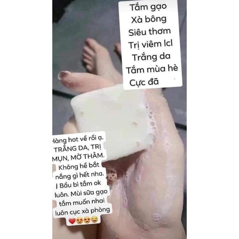 ⚡HOTTREND⭐ XÀ PHÒNG VÁNH GẠO THÁI THƠM DỊU NHẸ