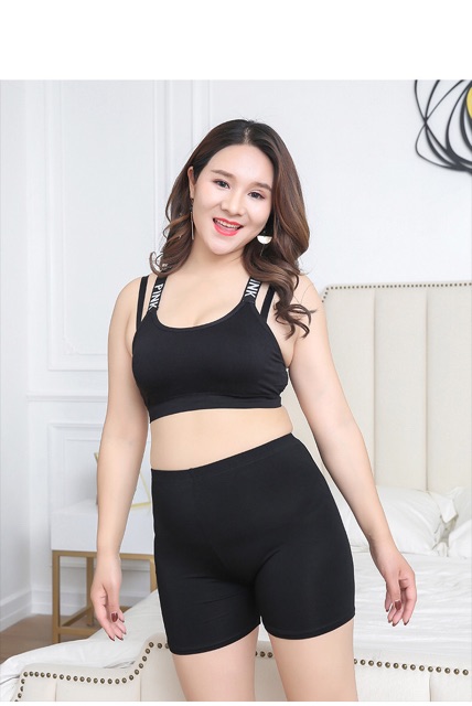 HT-Quần mặc trong váy thun trơn big size mặc đầm size lớn 60-90kg