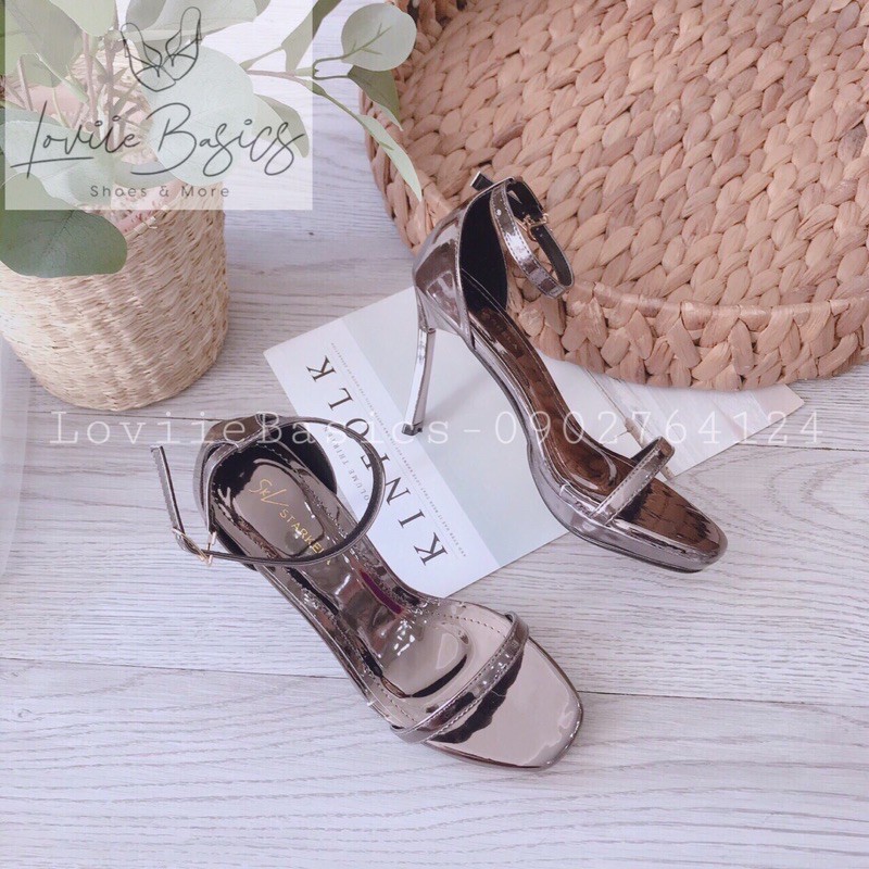 SANDAL CAO GÓT LOVIIEBASICS - GIÀY THỜI TRANG ĐẾ ĐÚP 10 PHÂN QUAI MẢNH THỜI TRANG G200207 G220646