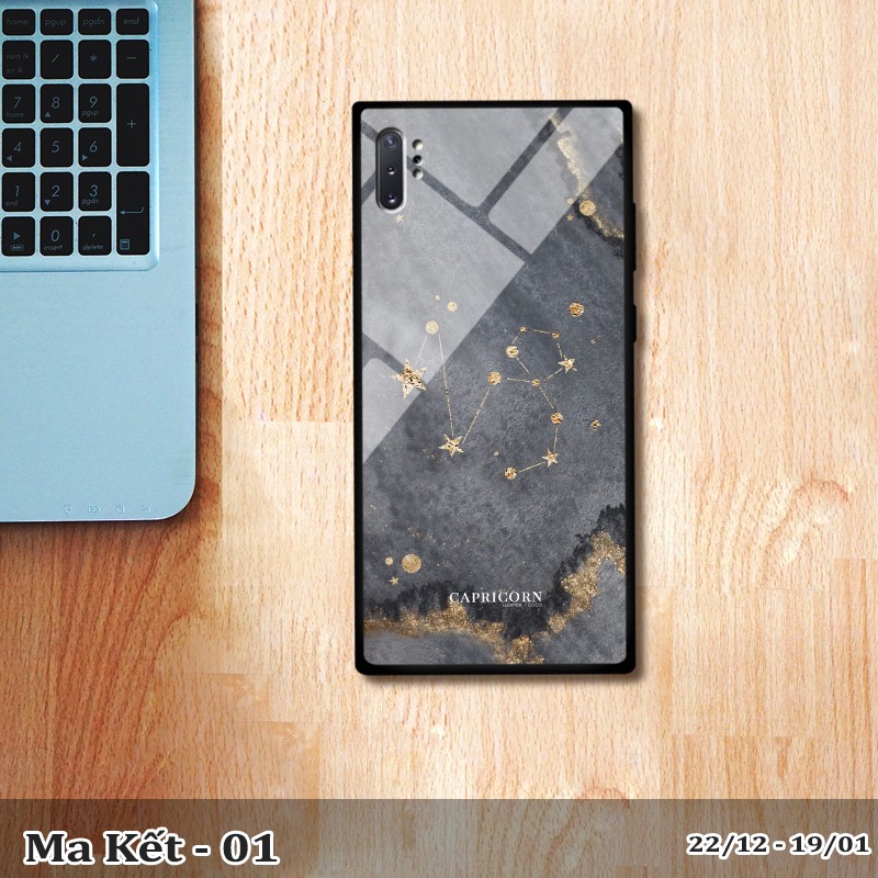Ốp kính samsung Note 10 plus in cung hoàng đạo