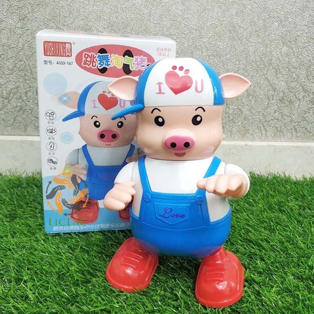 Đồ chơi Chú Heo Nhún Nhảy Peppa Pig ( Có Nhạc và Đèn ) - Đồ chơi trẻ em YUSHIXING A333-167 Heo Nhảy Múa và Phát Nhạc