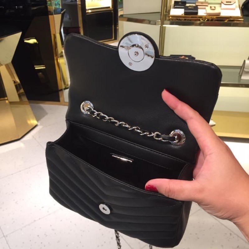 Túi lyn đeo chéo khoá tròn