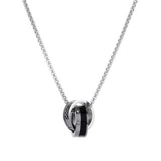 Dây chuyền 2 nhẫn đính đá thiết kế UNISEX - CACTUS ACCESSORIES