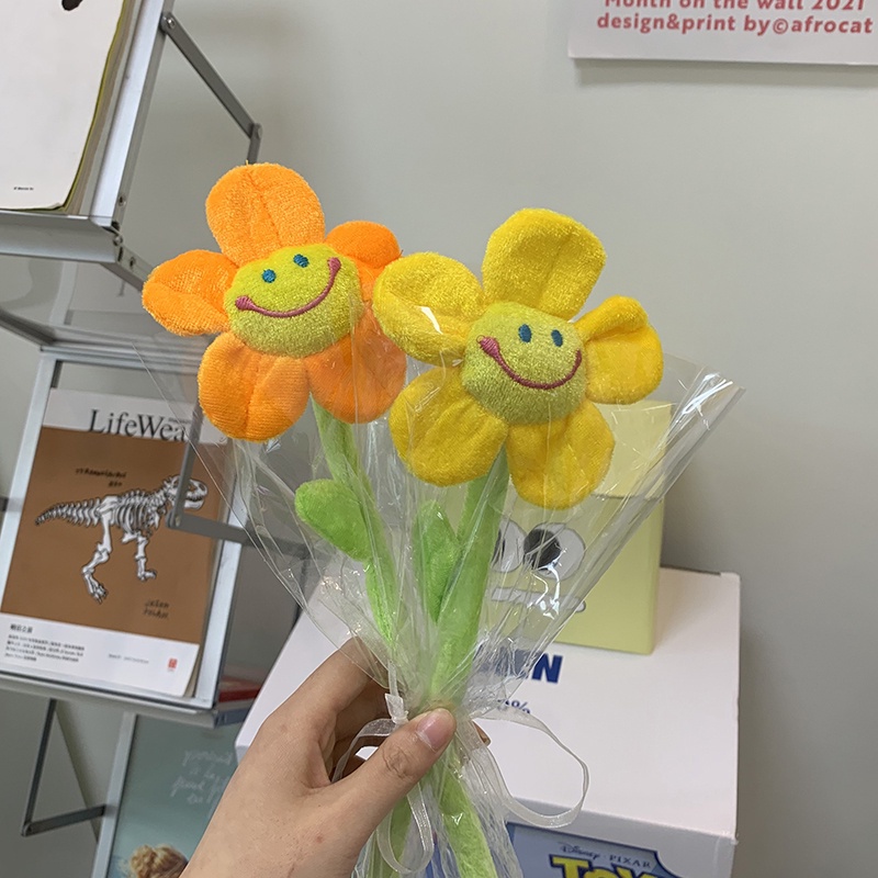 Hoa Hướng Dương Giả Trang Trí Để Bàn Xinh Xắn