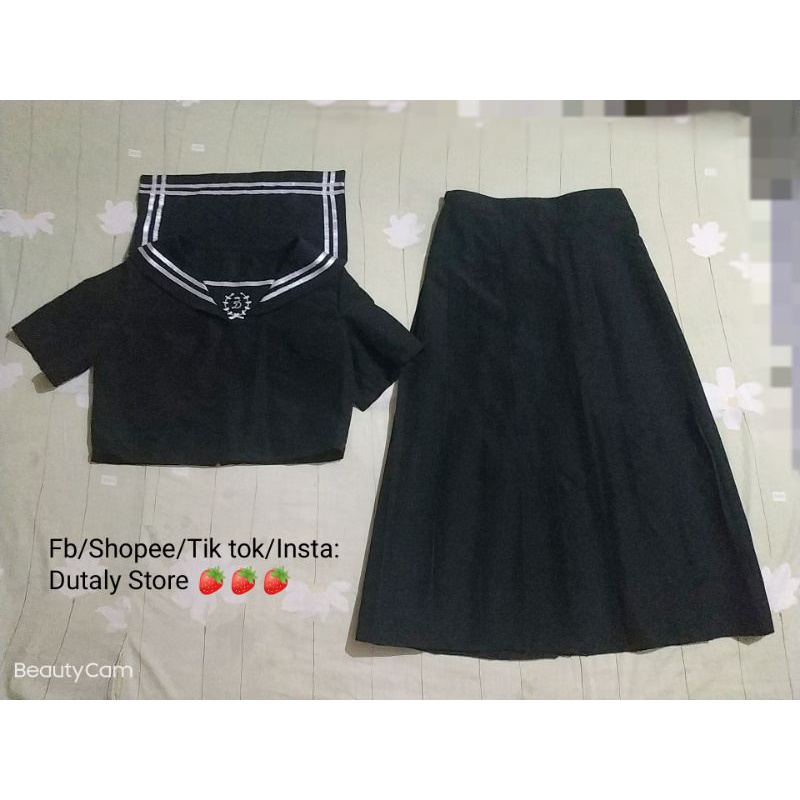 Girl 40 - Set cosplay theo art, đồng phục thủy thủ seifuku đen | BigBuy360 - bigbuy360.vn