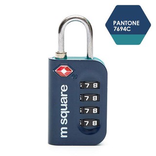 Khóa vali TSA007 Msquare 4 số hợp kim cao cấp Xanh Navy.