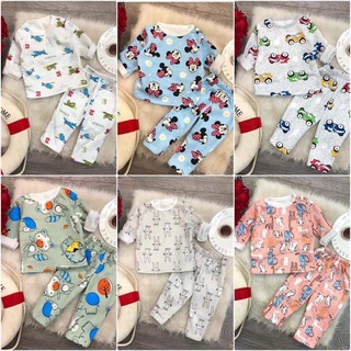 Bộ nỉ bông xuất khẩu bé trai và bé gái 8 - 18kg