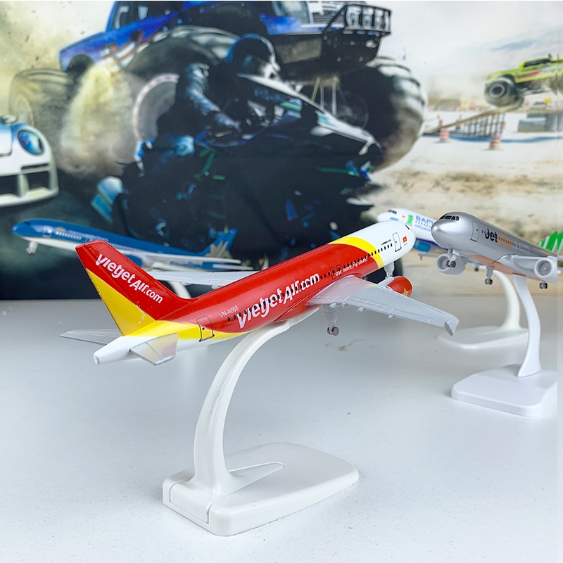 Mô hình máy bay dân dụng kim loại cao cấp 20CM,16CM