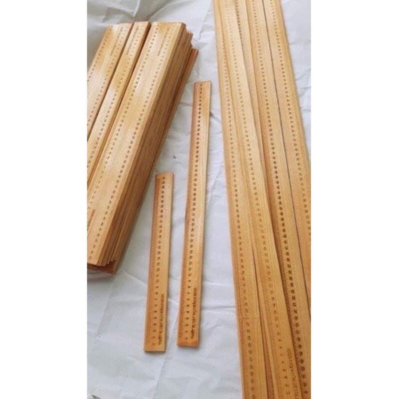 Thước kẻ gỗ sồi 30 Cm