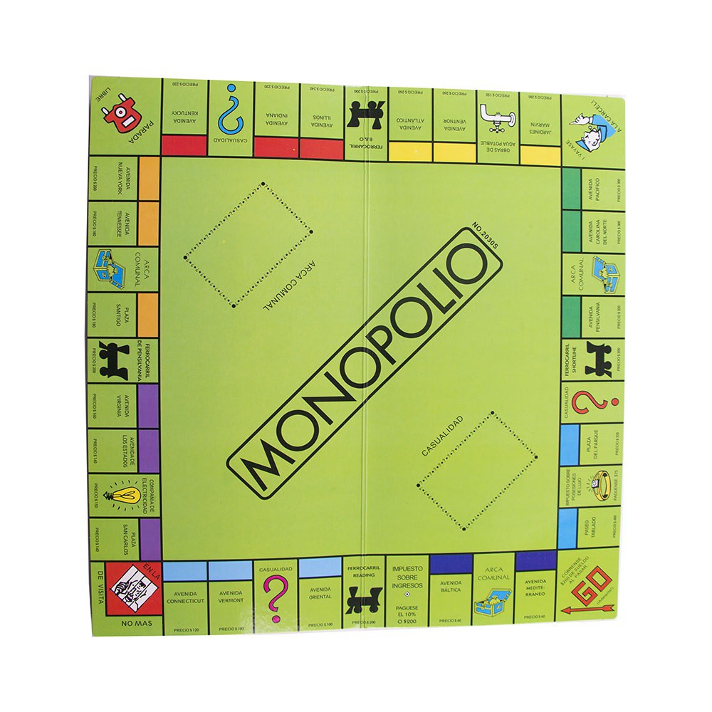 [Spanish version] Cờ tỷ phú Monopoly, Monopolio tiếng Tây Ban Nha