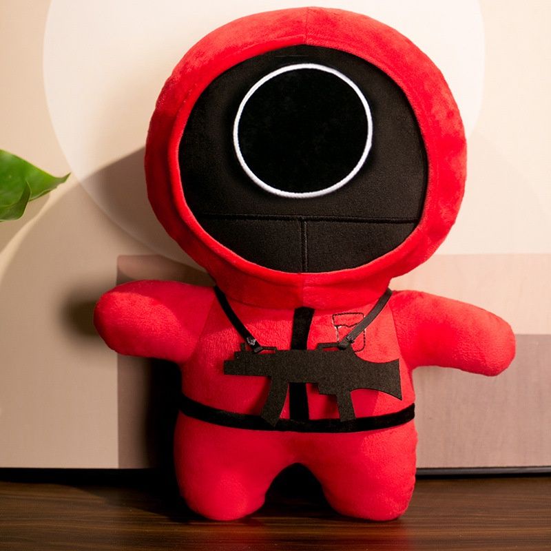 Gấu bông lính gác trong Trò chơi con mực- Squid Game 3 mặt vuông tròn tam giác đủ size loại 1