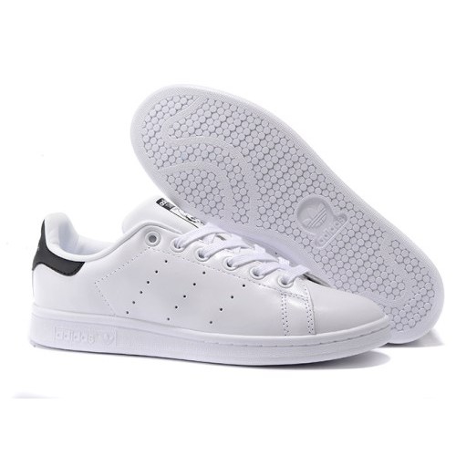 Giày thể thao stan smith trắng Gót Đen thời trang, giày nam nữ, giày thể thao97