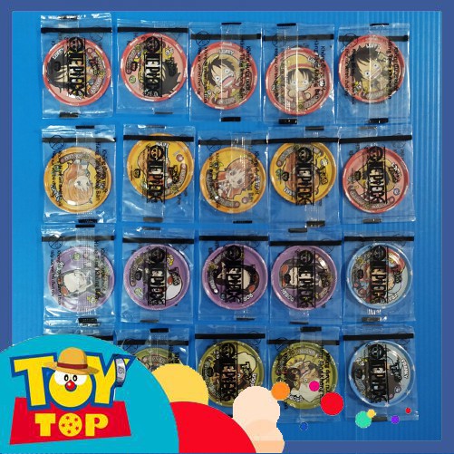 [Một Thẻ ] Thẻ bài toonies One Piece thẻ leng keng dạng chibi đầu to Luffy mũ rơm Nguyên seal tổng hợp 1