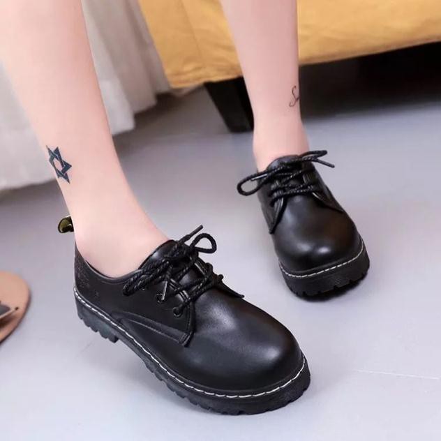 [sẵn] GIÀY OXFORD nữ da lì đế cao vừa | BigBuy360 - bigbuy360.vn