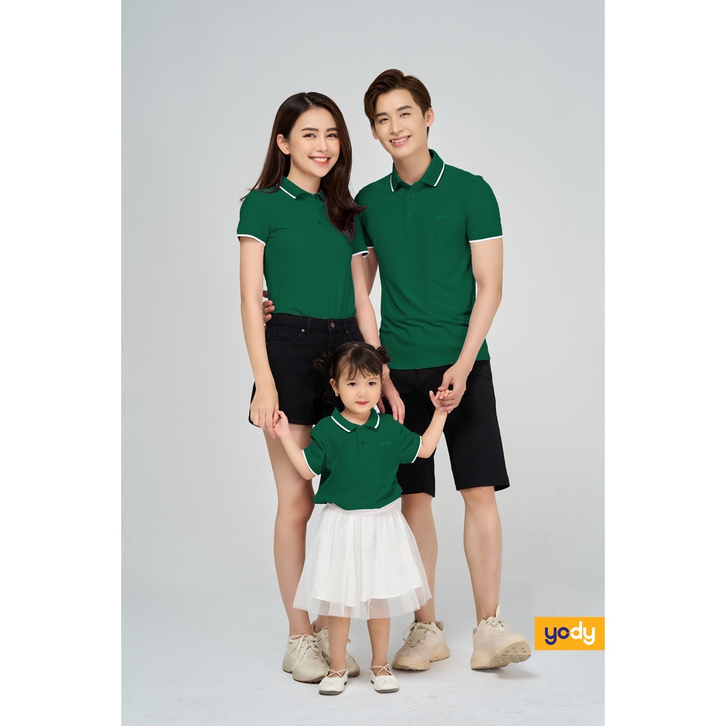 Áo polo trẻ em YODY bé trai bé gái mềm mịn thoáng mát co giãn tốt - KPS32