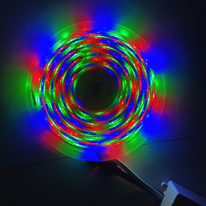 Đèn led Tiktok RGB 16 triệu màu điều khiển bằng remote, combo dây led đổi màu kèm dây kết nối. Dây silicon chống nước