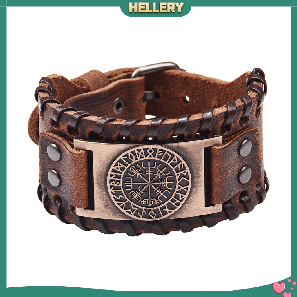 Vòng Đeo Tay Dây Bện Kiểu Viking Cho Nam