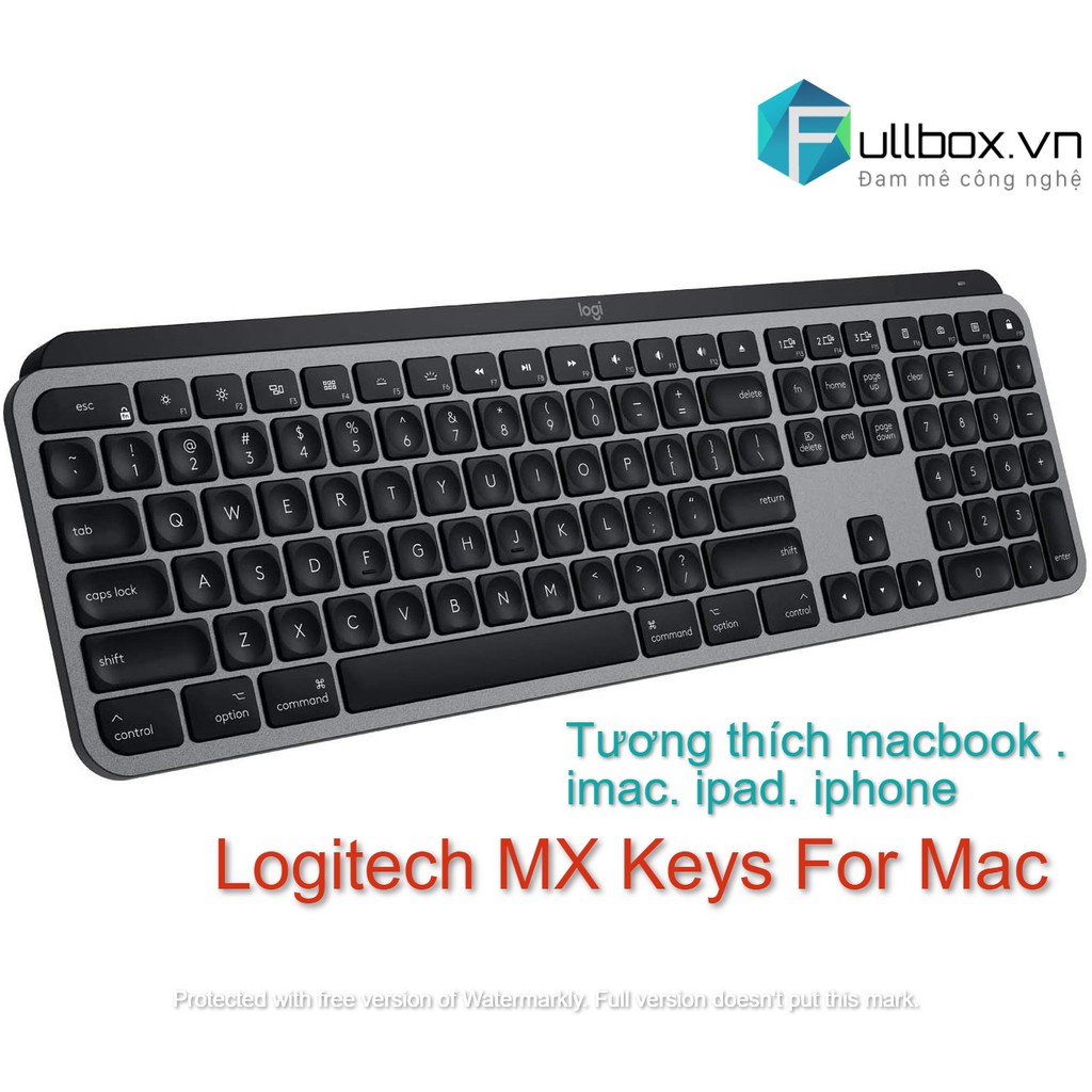 Bàn phím không dây Logitech MX Keys For Mac