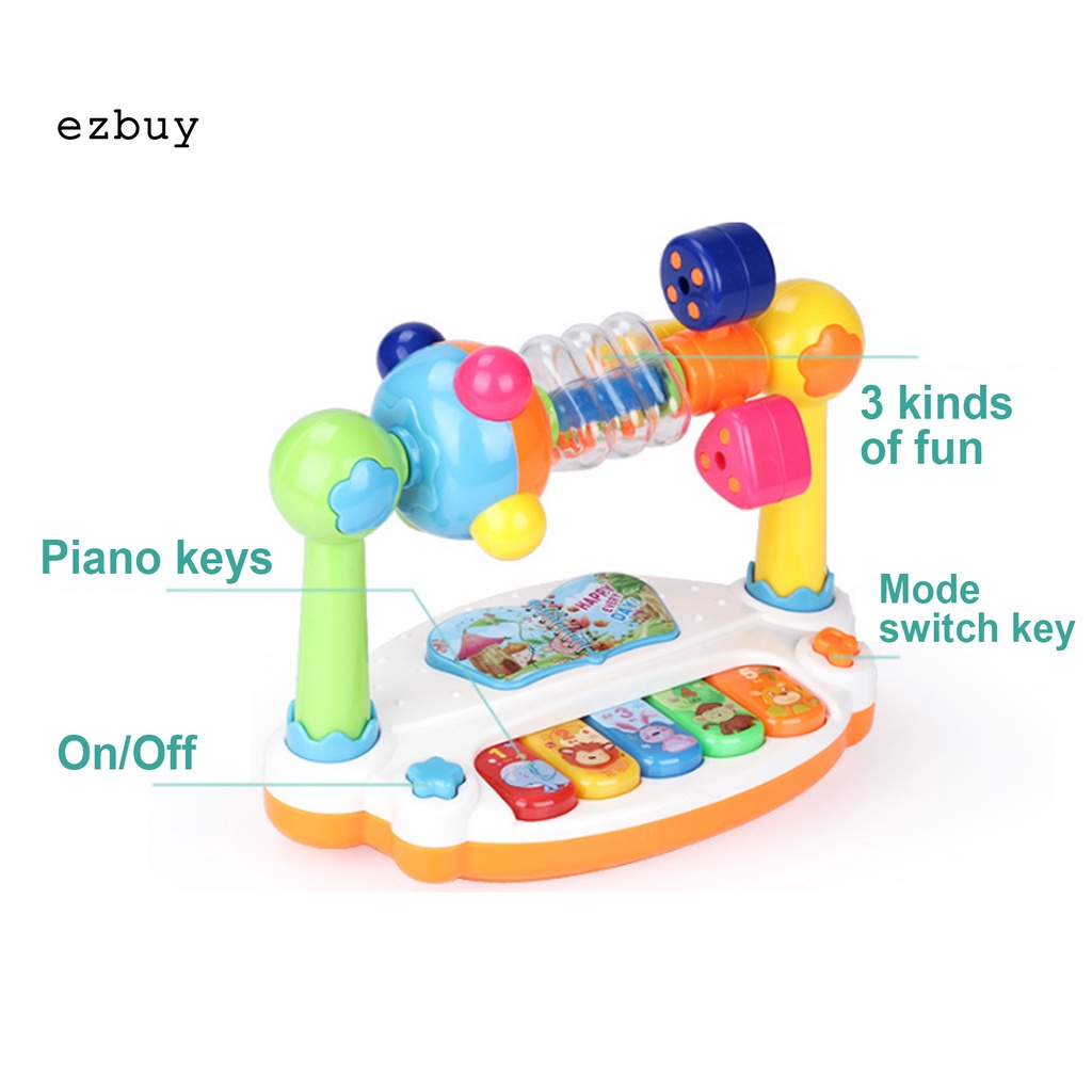 Đồ Chơi Đàn Piano Có Đèn Và Nhạc Giáo Dục Sớm Cho Bé